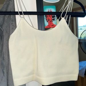 Medium cream cami tank